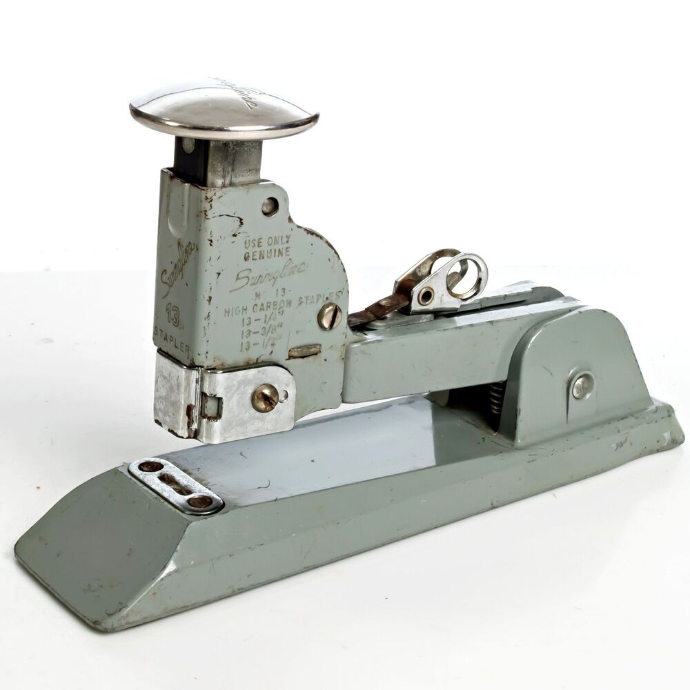 Vintage Swingline Speed Stapler No. 13 Gray Color Heavy Duty